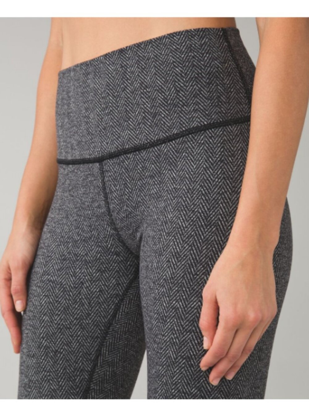 VGC Lululemon High Times Pant - Black / Grey - Size 10